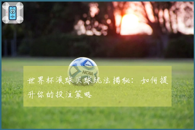 世界杯滚球买球玩法揭秘：如何提升你的投注策略